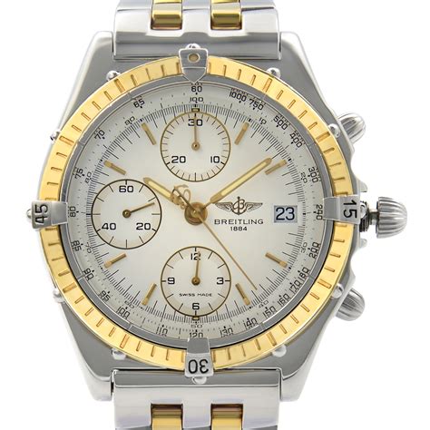 breitling white face blue dials|Breitling watches yellow face.